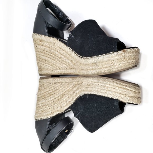 Steve Madden Suede Leather Jyia Platform Sandals, 8.5 - Picture 5 of 13